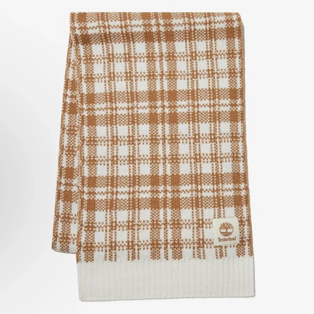 NWT TIMBERLAND BUFFALO PLAID SCARF WINTER WARM & COZY DESIGNER SCARF $60 GIFT